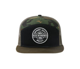 QUEMANDO BLACK/CAMO/TAN HAT FB 7P